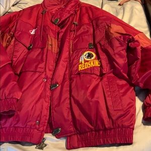 Redskins Coat with tucked hood